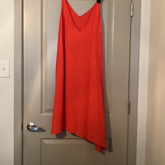 Rag & Bone| Red Zoe Asymmetric Shift Dress| Sz S|P - Picture 5 of 9
